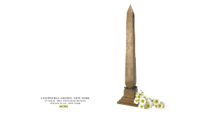 Souvenir Model by Tiffany & Co. of Cleopatra's Needle