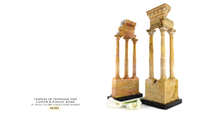 Models of Temples in the Roman Forum