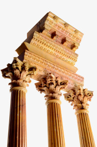 Temple-of-Castor&Pollux-Detail