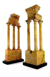 Temples of Vespasian (R) and Castor & Pollux (L)