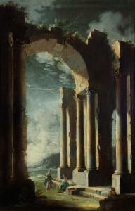 Leonardo Coccorante - #1 of a Pair of Capricci
